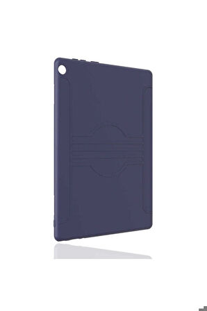 Lenovo M10 TB-X505F Uyumlu Kılıf Zore Beg Tablet Silikon Lacivert