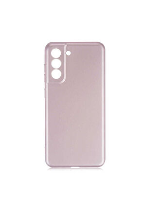 Samsung Galaxy S21 FE Uyumlu Kılıf Zore Premier Silikon Kapak Rose Gold
