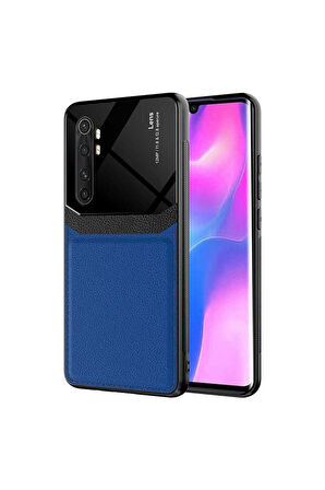 Xiaomi Mi Note 10 Lite Uyumlu Kılıf Zore Emiks Kapak Lacivert