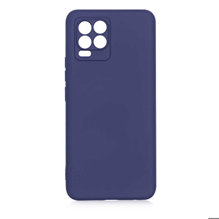 Realme 8 Pro Uyumlu Kılıf Zore Premier Silikon Kapak Lacivert