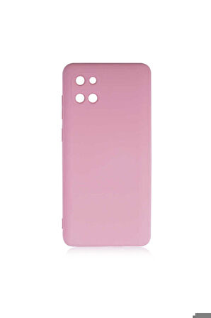 Samsung Galaxy A81 (Note 10 Lite) Uyumlu Kılıf Zore Mara Lansman Kapak Pembe Açık