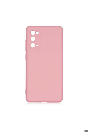 Samsung Galaxy S20 FE Uyumlu Kılıf Zore Mara Lansman Kapak Pembe Açık