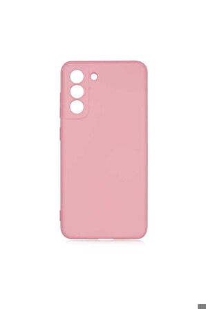 Samsung Galaxy S21 FE Uyumlu Kılıf Zore Mara Lansman Kapak Pembe Açık