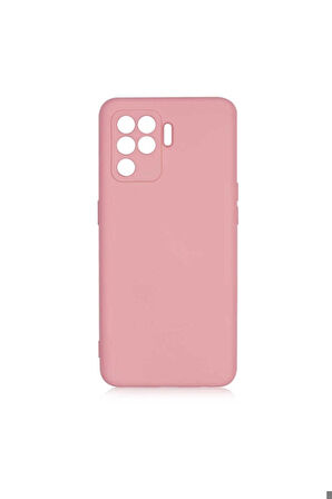 Oppo Reno 5 Lite Uyumlu Kılıf Zore Mara Lansman Kapak Pembe Açık