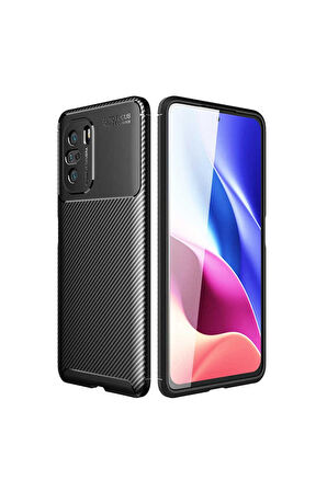 Xiaomi Mi 11i Uyumlu Kılıf Zore Negro Silikon Kapak Siyah