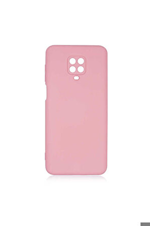 Xiaomi Redmi Note 9 Pro Uyumlu Kılıf Zore Mara Lansman Kapak Pembe Açık