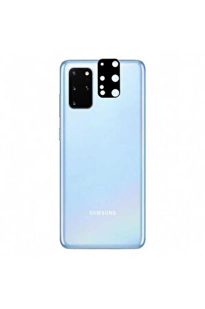 Samsung Galaxy S20 Plus Uyumlu Zore 3D Kamera Camı