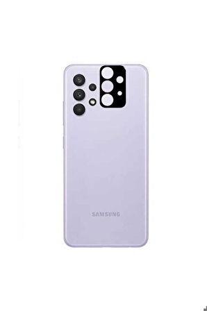 Samsung Galaxy A32 4G Uyumlu Zore 3D Kamera Camı