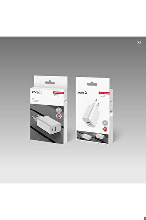 Zore XMac Serisi X4 22W Seyahat Şarj Başlığı