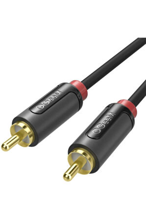 Qgeem QG-AU11 RCA Aux Audio Kablo 1.83M