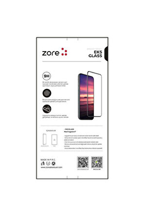 Apple iPhone 13 Mini Uyumlu Zore EKS Cam Ekran Koruyucu