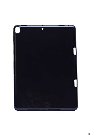 Apple iPad 10.2 2021 (9.Nesil) Uyumlu Zore Kalemli Tablet Silikon Siyah