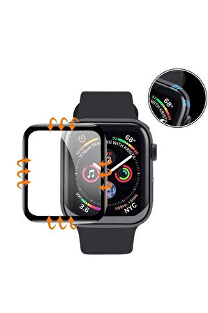 Apple Watch 7 45mm Uyumlu Zore PMMA Pet Saat Ekran Koruyucu