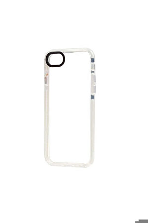 Apple iPhone 8 Uyumlu Kılıf Zore Punto Kapak Beyaz