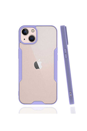 Apple iPhone 13 Mini Uyumlu Kılıf Zore Parfe Kapak Mor