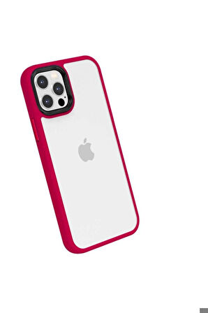 Apple iPhone 13 Pro Max Uyumlu Kılıf Zore Cann Kapak Kırmızı