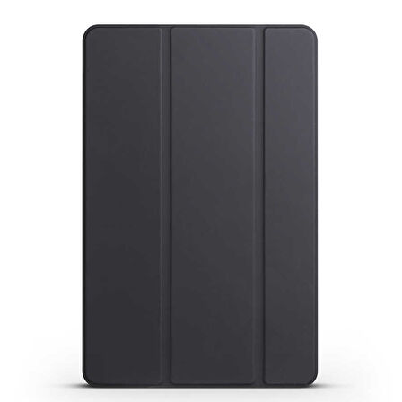 Xiaomi Mi Pad 5 Uyumlu Zore Smart Cover Standlı 1-1 Kılıf Siyah