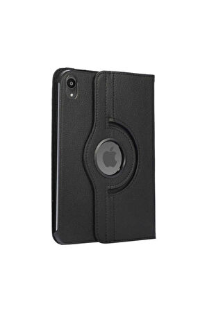 Apple iPad Mini 2021 (6.Nesil) Uyumlu Zore Dönebilen Standlı Kılıf Siyah