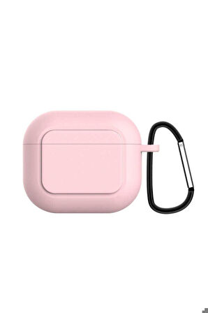Apple Airpods 3. Nesil Uyumlu Kılıf Zore Airbag 23 Kılıf Pembe Açık
