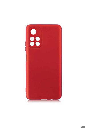 Xiaomi Redmi Note 11T 5G Uyumlu Kılıf Zore Premier Silikon Kapak Kırmızı