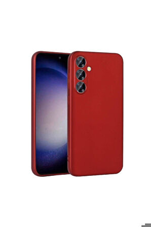 Samsung Galaxy S24 Uyumlu Kılıf Zore Premier Silikon Kapak Kırmızı