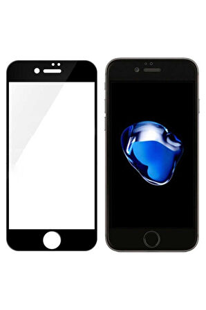 Apple iPhone 8 Uyumlu Zore 3D Muzy Temperli Cam Ekran Koruyucu