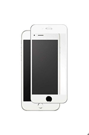 Apple iPhone 7 Plus Uyumlu Zore Fiber Nano Ekran Koruyucu Beyaz