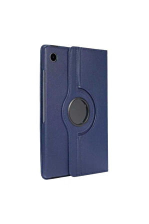 Samsung Galaxy Tab A8 10.5 SM-X200 (2021) Uyumlu Zore Dönebilen Standlı Kılıf Lacivert