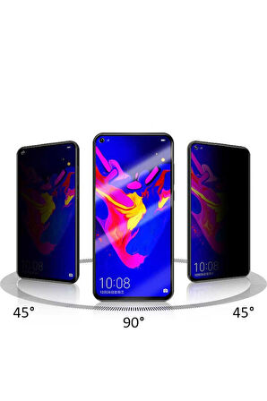 Oppo Reno 4 Lite Uyumlu Davin 5D Privacy Cam Ekran Koruyucu