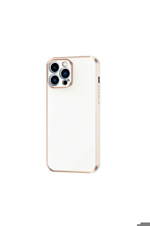 Apple iPhone 12 Pro Uyumlu Kılıf Zore Bark Kapak Beyaz
