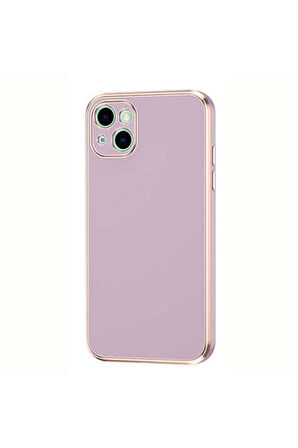 Apple iPhone 13 Uyumlu Kılıf Zore Bark Kapak Lila