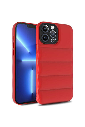 Apple iPhone 13 Pro Uyumlu Kılıf Zore Kasis Kapak Kırmızı