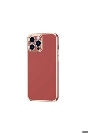 Apple iPhone 12 Pro Max Uyumlu Kılıf Zore Bark Kapak Kahverengi