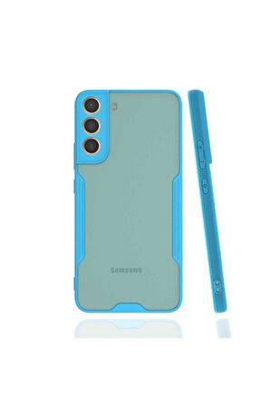 Samsung Galaxy S22 Plus Uyumlu Kılıf Zore Parfe Kapak Mavi