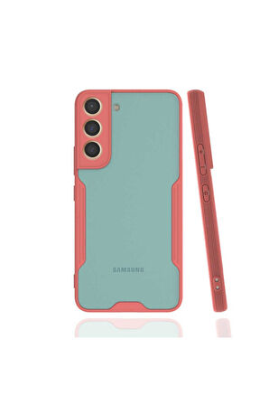 Samsung Galaxy S22 Plus Uyumlu Kılıf Zore Parfe Kapak Kırmızı