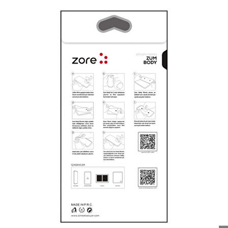 Xiaomi Mi 12 Uyumlu Zore Zum Body Ekran Koruyucu