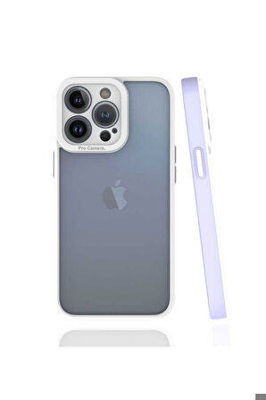 Apple iPhone 13 Pro Uyumlu Kılıf Zore Mima Kapak Lila