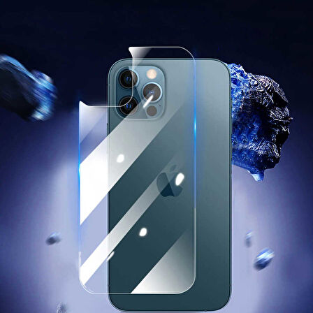 Apple iPhone 13 Pro Uyumlu Zore Back Maxi Glass Temperli Cam Arka Koruyucu
