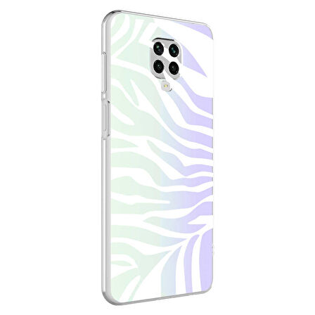 Xiaomi Redmi Note 9 Pro 5G Uyumlu Kılıf Zore M-Blue Desenli Kapak Zebra No1