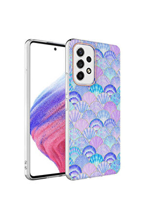 Samsung Galaxy A73 Uyumlu Kılıf Zore Bella Kapak Lila