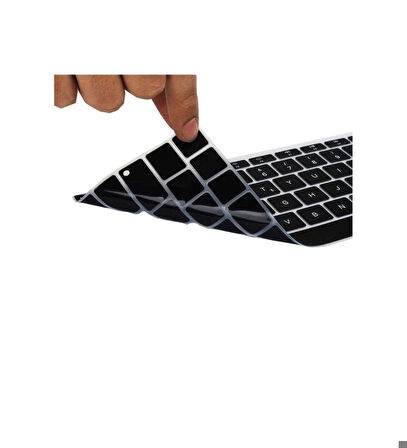 Apple Macbook 13.3' New Pro Uyumlu A1708 Zore Klavye Koruyucu Silikon Ped