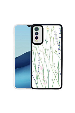 Vivo Y11S Uyumlu Kılıf Zore M-Fit Desenli Kapak Flower No4