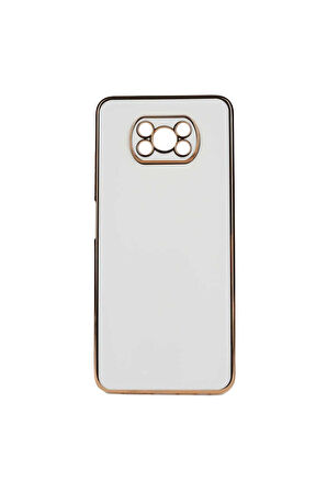 Xiaomi Poco X3 Uyumlu Kılıf Zore Bark Kapak Beyaz