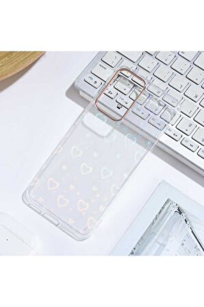 Xiaomi Redmi Note 11 Pro Plus 5G Uyumlu Kılıf Zore Sidney Desenli Sert Kapak Heart No1