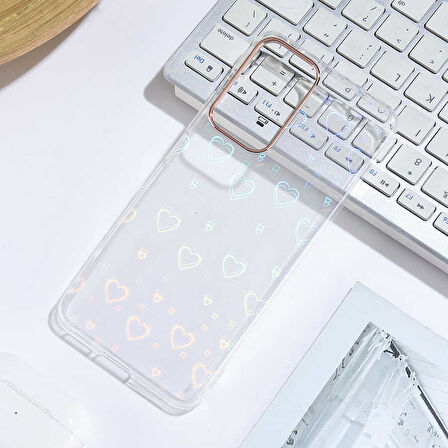 Xiaomi Redmi Note 11 Pro 5G Uyumlu Kılıf Zore Sidney Desenli Sert Kapak Heart No1