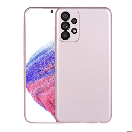 Samsung Galaxy A33 5G Uyumlu Kılıf Zore Premier Silikon Kapak Rose Gold