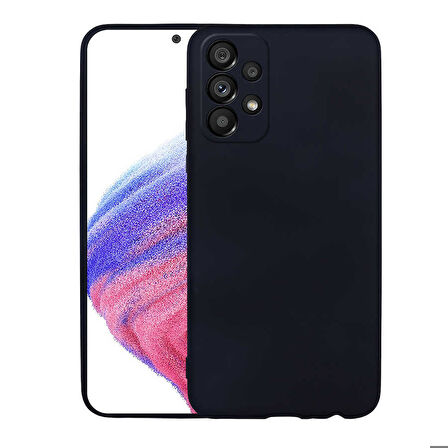 Samsung Galaxy A33 5G Uyumlu Kılıf Zore Premier Silikon Kapak Siyah