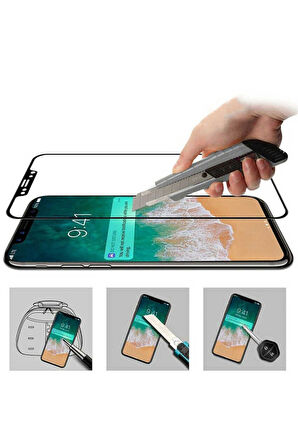 Apple iPhone 12 Uyumlu Davin 5D Cam Ekran Koruyucu