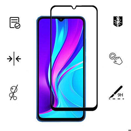 Samsung Galaxy A50 Uyumlu Davin 5D Cam Ekran Koruyucu