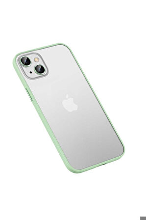 Apple iPhone 13 Uyumlu Kılıf Zore Retro Kapak Yeşil